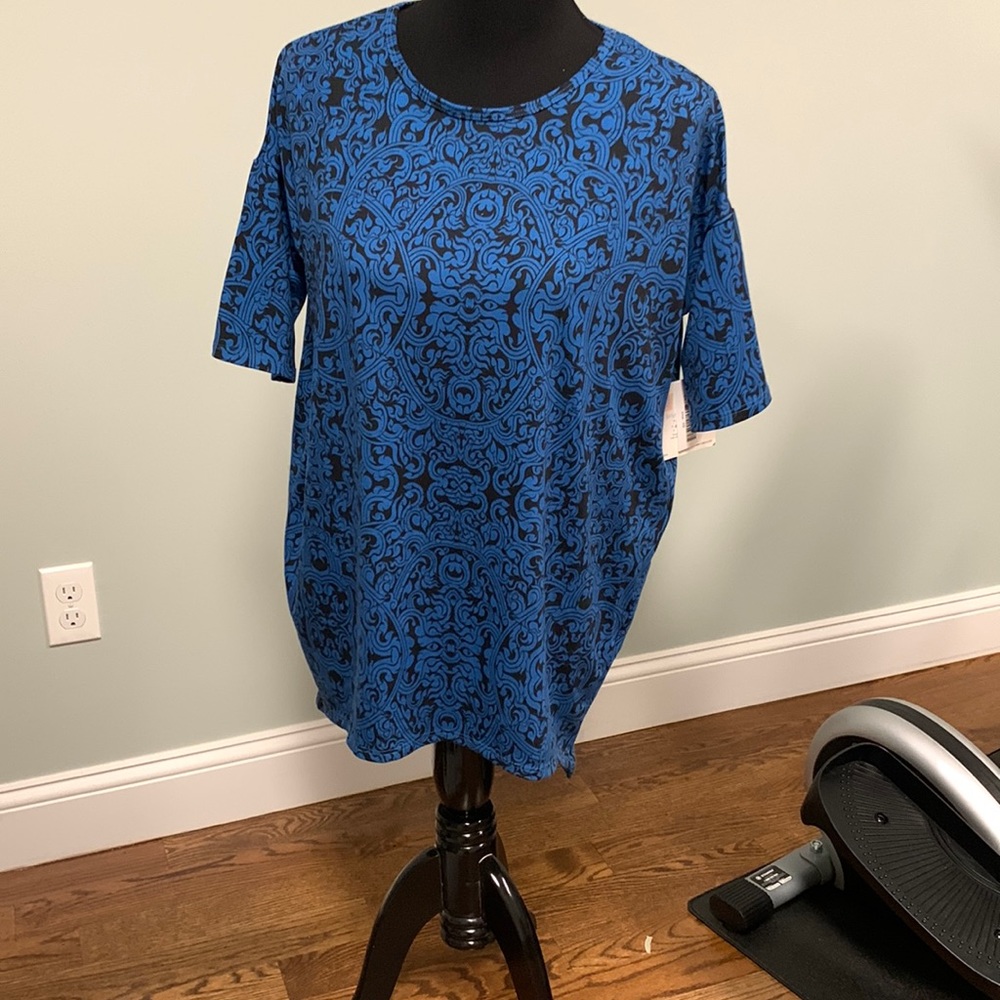 New with tags xs Irma. Royal blue and black